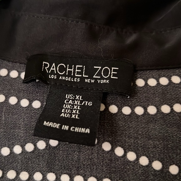 Patterned shirt by Rachell Zoe. Size XL - Picture 2 of 3